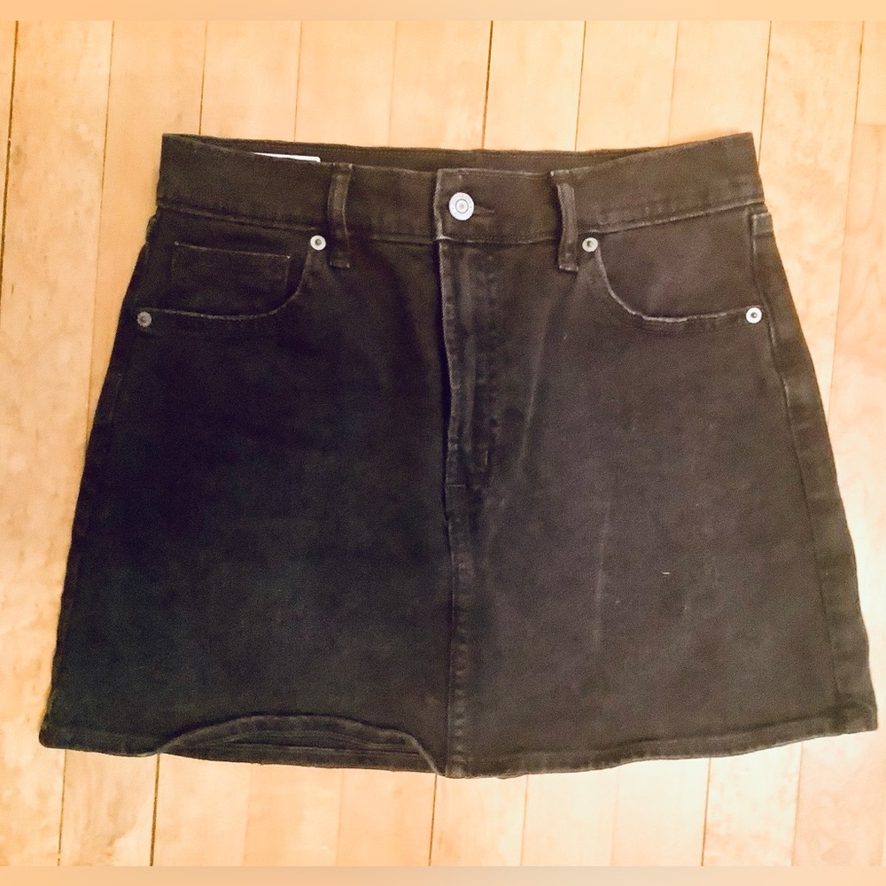 GAP Black denim Mini Skirt